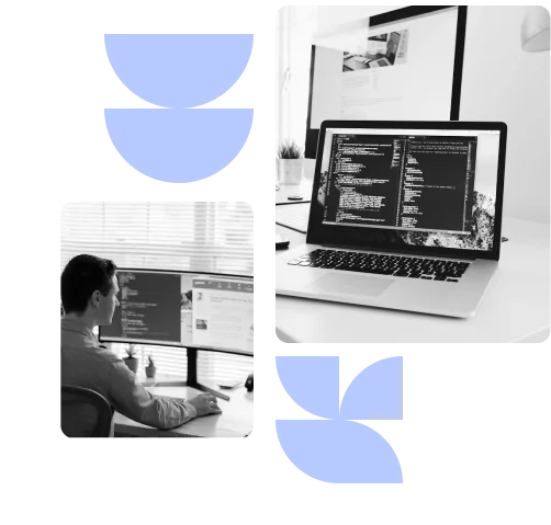 Better Business Solutions Start with Our Web Development Services illustration